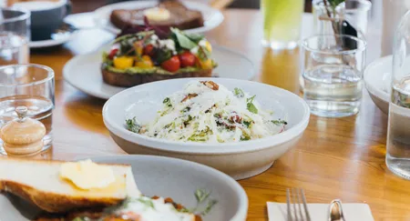 Brunch spread at Freddy's