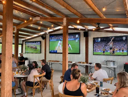 The Stables, screen wall